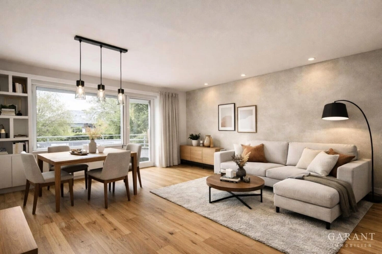 KI-Visualisierung Wohn-Esszimmer