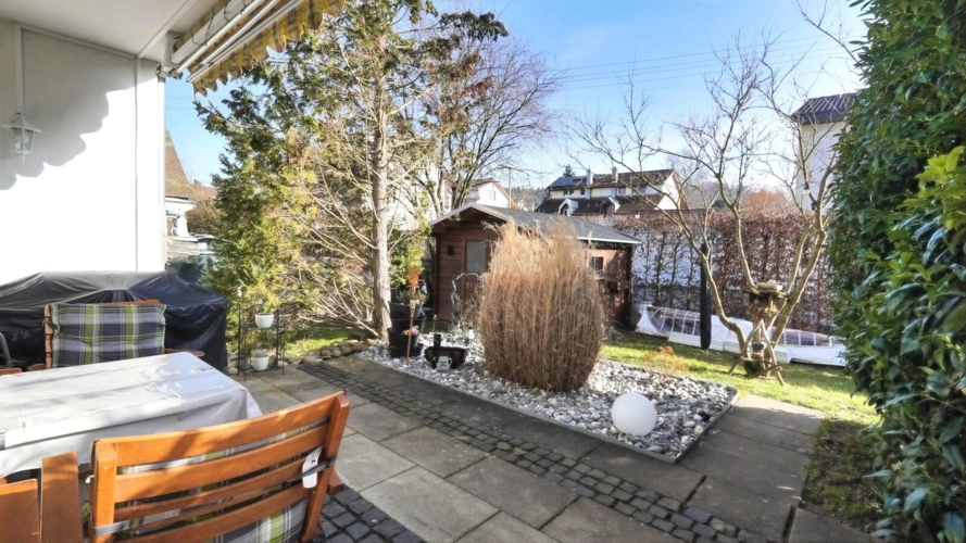 Terrasse und Garten