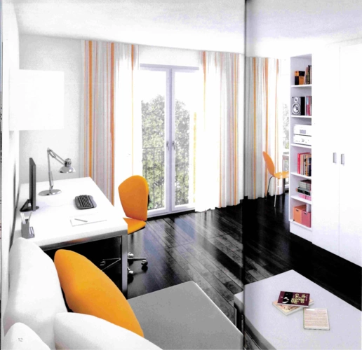 Blick ins Apartment (unverb. Illustration)