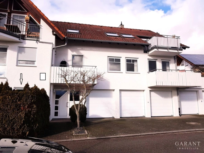 Frontansicht des Hauses