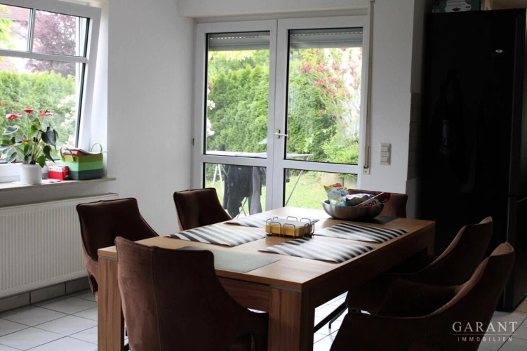 Essbereich zur Terrasse