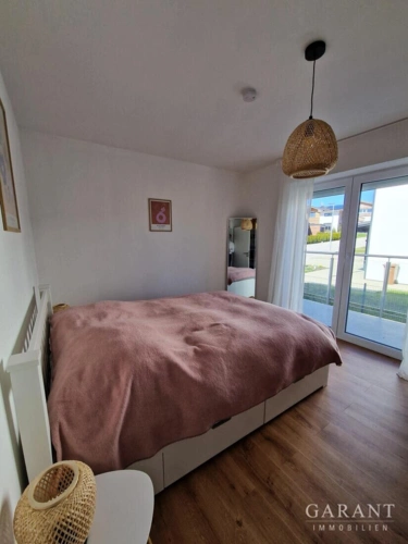 Schlafzimmer mit Balkon