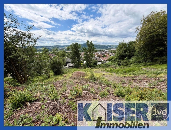 Blick auf das Grundstück