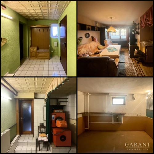 Keller: Flur, Gästezimmer, Heizung...