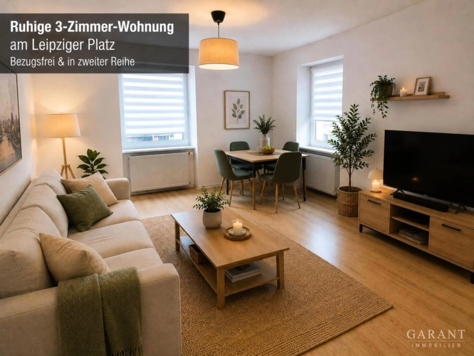 Wohnzimmer staged