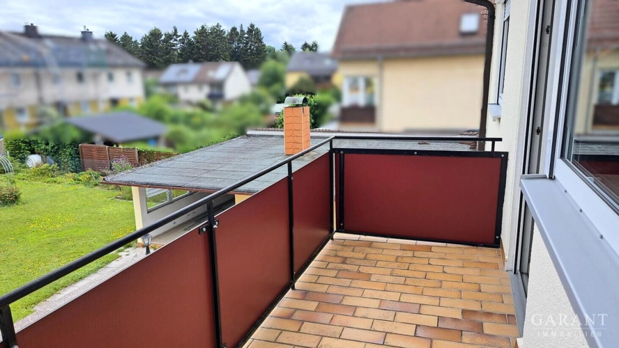 Der Schlafzimmerbalkon