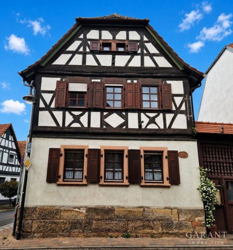 Vorderseite des Hauses