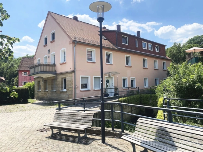 Frontansicht Hauseingangsbereich