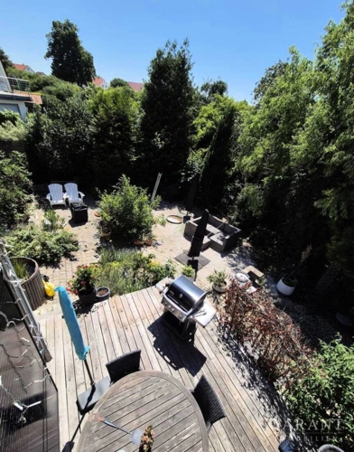 Blick vom Balkon