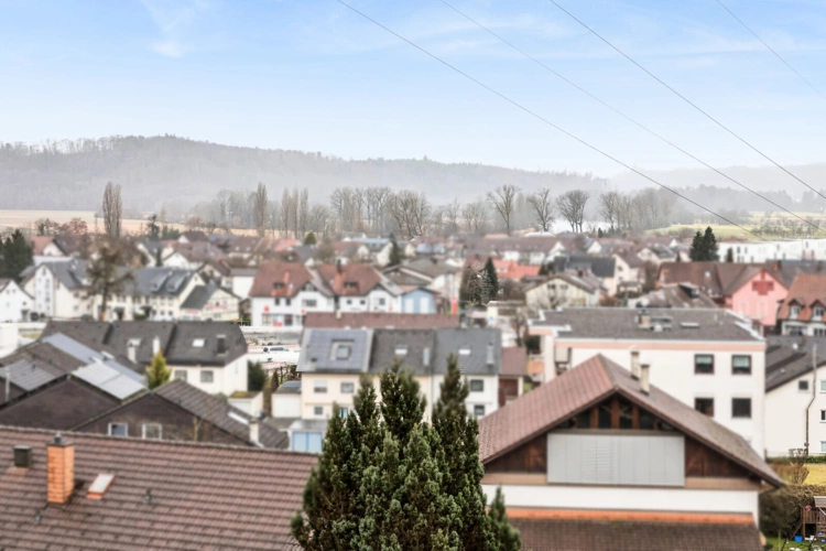 Ausblick vom Balkon