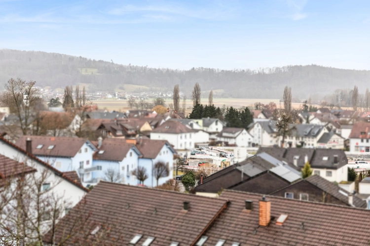 Ausblick vom Balkon